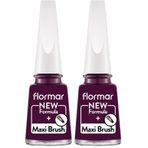 Flormar Klasik Parlak Bitişli Yüksek Pigmentli Oje Nail Enamel 483 Queen Zenobia New (2 paketi)