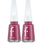Flormar Klasik Parlak Bitişli Yüksek Pigmentli Oje Nail Enamel 501 A Little Tropical New (2 paketi)