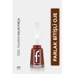 Flormar Klasik Parlak Bitişli Yüksek Pigmentli Oje - Nail Enamel -537 Cake Wıth Coffee- 8682536047807
