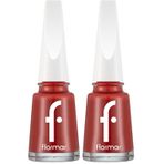 Flormar Klasik Parlak Bitişli Yüksek Pigmentli Oje Nail Enamel 539 Spicy (2 paketi)