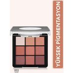 Flormar Mat & Işıltılı Kremsi Far Paleti - Eye Shadow Palette - 003 Sunset- 8682536048460