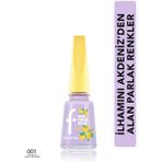Flormar Mediterranean Yüksek Pigmentli & Parlak Bitişli Oje - 001 Lilac Bloom - LİLA