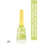 Flormar Mediterranean Yüksek Pigmentli & Parlak Bitişli Oje - 003 Olive Grove - YEŞİL