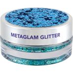 Flormar Metaglam Doğada Çözünebilen Yoğun Işıltılı & Ipeksi Dokulu Vücut Simi - MAVİ