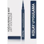 Flormar Mıdnıght Matte Eyelıner Mat Mavi