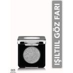 Flormar Mono Yüksek Pigmentli & Doğal Işıltılı Kompakt Göz Farı (005 Starlight) 8682536095679 - GÜMÜŞ