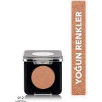 Flormar Mono Yüksek Pigmentli & Doğal Işıltılı Kompakt Göz Farı (012 Bronze Glares) 8682536108614