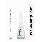 Flormar Nail Enamel 400 Bright White Klasik Parlak Bitişli Yüksek Pigmentli Oje