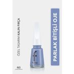 Flormar Nail Enamel 465 Cookie Monster Mavi Parlak Oje