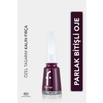 Flormar Nail Enamel 483 Queen Zenobia Klasik Parlak Bitişli Yüksek Pigmentli Oje