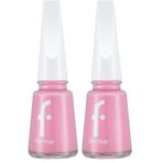 Flormar Nail Enamel Yüksek Pigmentli ve Parlak Bitişli Oje (2 paketi)