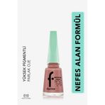Flormar Nefes Alan Parlak Oje- Breathing Color Nail Enamel- 010 Peach N Crem- 8682536032612