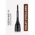Flormar Ozel Firca Baslikli Yogun Pigmentli Mat Jel Eyeliner