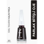 Flormar Parlak Bitişli Yüksek Pigmentli Oje (323 Cherry Dessert New) 8682536035910