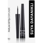 Flormar Parlak Dipliner 001 Black Suya Dayanıklı Özellikli Göz Makyajı Ürünü -8690604536498