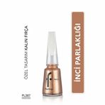 Flormar Pearly Yoğun Pigmentli ve Sedef Yansımalı Oje 387 Vintage Gold