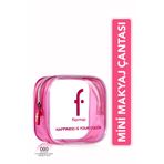 Flormar Pembe Transparan Makyaj Çantası