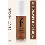 Flormar Perfect Coverage 137 Nutmeg Yoğun Kapatıcı Su Bazlı Fondöten