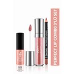 Flormar Perfect Lip Combo 3'lü Dudak Makyajı Seti