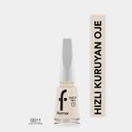 Flormar Quick Dry 011 Vanilla Ice Cream Hızlı Kuruyan Yoğun Pigmentli Oje
