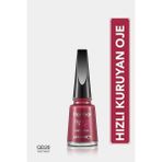 Flormar Quick Dry Hızlı Kuruyan İnce Yapılı & Parlak Bitişli Oje (QD20 Rose Taboo) 8690604378760