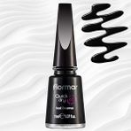 Flormar Quick Dry Oje 10 ml Siyah Renk Dayanıklı Hızlı Kuruyan Özel Formül