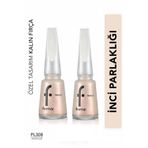 Flormar Sedefli Parlak Oje (Beyaz) - Pearly Nail Enamel - Pl308 Snow Glam X 2 Adet