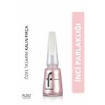 Flormar Sedefli Parlak Oje (Pembe) - Pearly Nail Enamel - Pl202 Satiny Pink - 8682536035439