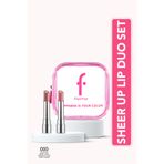 Flormar Sheer Up Lip Duo – Pembe Çantalı 2’li Ruj Seti