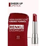 Flormar Sheer Up Ruj 015 Go For Bordeaux