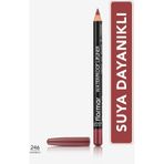 Flormar Suya Dayanıklı Dudak Kalemi (PEMBE) - Waterproof Lipliner - 246 Rosebush- 8690604589951