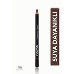 Flormar Suya Dayanıklı Göz Kalemi - Koyu Kahverengi Waterproof