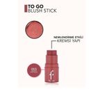 Flormar To Go Işıltılı & Doğal Bitişli Yoğunluğu Ayarlanabilir Kremsi Stick Allık 003 Rosy Bliss