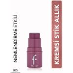 Flormar To Go Işıltılı & Doğal Bitişli Yoğunluğu Ayarlanabilir Kremsi Stick Allık (005 Charming Mauve) 8682536098496 - MÜRDÜM