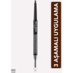 Flormar Triple Brow 003 Coffe 3'ü 1 Arada Kremsi Dokulu Kaş Makyaj Kalemi
