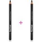 Flormar Waterproof Eyeliner 2x 101 Siyah Göz Kalemi