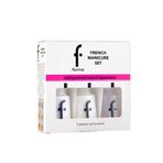 Flormar Yarı Transparan & Parlak Bitişli 3'Lü French Manikür Seti