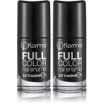 Flormar Yoğun Pigmentli Parlak Oje Full Color Nail Enamel Fc32 Victory Of Black (2 paketi)