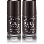 Flormar Yoğun Pigmentli Parlak Oje Full Color Nail Enamel Fc44 Tropic Brown (2 paketi)