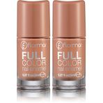 Flormar Yoğun Pigmentli Parlak Oje Full Color Nail Enamel Fc45 Peach Sparkler (2 paketi)