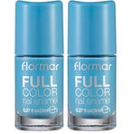 Flormar Yoğun Pigmentli Parlak Oje Full Color Nail Enamel Fc49 Clear Sky (2 paketi)