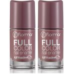 Flormar Yoğun Pigmentli Parlak Oje Full Color Nail Enamel Fc62 Berry Brown (2 paketi)