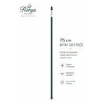 Florya Botanik Bahçe Iç Dış Mekan 8mm 75cm(1ADET) Bitki Destek Çubuğu Metal Üzeri Pvc Kaplı