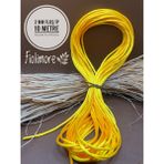 Floş Ip Neon Sarı Renk (Sıçan Kuyruğu) 2 mm 10 Metre Takı Bileklik Ipi