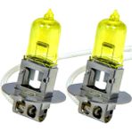 Flösher 12V 55W H3 Süper Sarı Işık Civciv Sarısı Limon Sarısı Ampul Seti