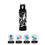 Flosoft 500 ml Siyah Uzay Astronot Desenli Matara