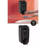Flosoft F248s Manuel Gagalı Sıvı Sabun Dispenseri, 900 Ml Banyo Mutfak Duvara Monte Sabunluk Siyah