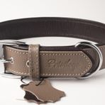 Flotter Hakiki Deri Köpek Boyun Tasması S Toprak Rengi Kahverengi 2,5X32-41 cm