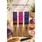 Flow Home 3’lü Tütsü Seti 7 Çakra, Lotus, Meditation 60 Adet Meditasyon, Ev Kokulandırma Premium, Uzun Yanış