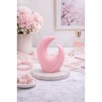 Flow Home Dekoratif Lüks Soya Mum, El Yapımı Doğal Mum Uzun Yanma Süreli Şık Ev Hediyesi, Ev Süsü Pembe 300 G - Standart